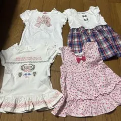ワンピース3着　tシャツ1着セット　ミキハウス　ラルフローレン