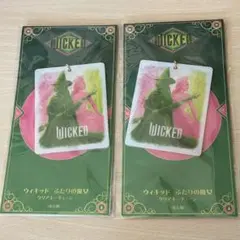 WICKED アクリルキーホルダー 2個セット クリアキーチェーン ナムコ セガ