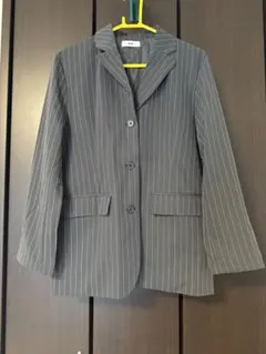 ストライプ テーラードジャケット