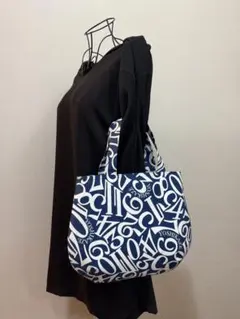 大相撲　嘉風　中村親方　相撲　浴衣　反物　和柄　粗布　　まあるいトートバッグ④