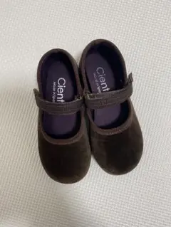 Cienta ベロア　ワンストラップ　25(15㎝)