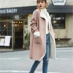 新品タグ付き　GRL ファーコート ロングコート コート　ムートンコート