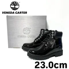 ヴェネダ カーター ティンバーランド 6レース WP ブーツ ブラック 23.0
