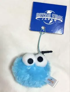 【新品タグ付き】USJ クッキーモンスターストラップ セサミストリート