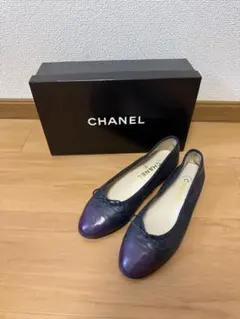 CHANEL フラットシューズ バイカラーのサムネイル