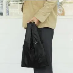 HIGHTIDE nahe ネーエ ショッパー エコバッグ 黒　新品　Sサイズ