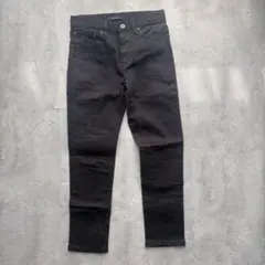 【Johnbull】ブラックデニム Sサイズ ストレッチのサムネイル