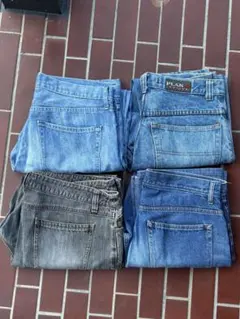 Levi’s デニム4本　バギーデニム　フレアデニム　ストレートデニム ばら売可