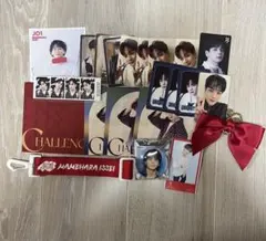 JO1 豆原一成　グッズセット　トレカ　缶バッジ　生写真　ネームキーホルダー