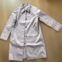 薄紫(くすみピンク)コート ユニクロ ブロックテック S サイズ