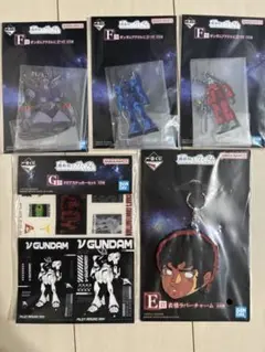 一番くじ 機動戦士ガンダム アクリルスタンド ステッカー ラバーチャーム