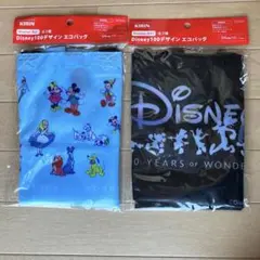 Disney 100 デザインエコバッグ2点セット