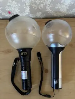 【レア】BTS OFFICIAL ペンライトver1.2.3セット　おまけ付き BTS(防弾少年団) (ビーティーエス ボウダンショウネン) アイドルグッズ