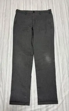 ユニクロ　メンズ　チノパン　スラックス　グレー　ウエスト88cm