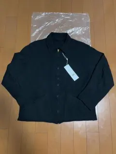 COMOLI】26SS ブラックデニム ジップショートジャケット サイズ③
