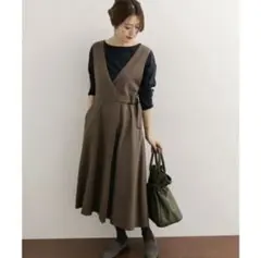 ドアーズ チェックジャンパースカート⭐︎