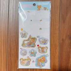 キラッとぷくぷくエアーシール　リラックマ