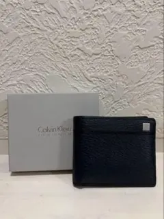 Calvin Klein ネイビー 二つ折り財布