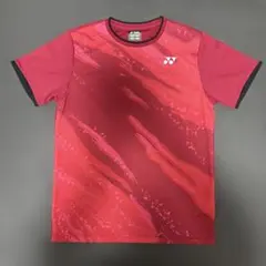 YONEX バドミントン ゲームシャツ レッド Lサイズ