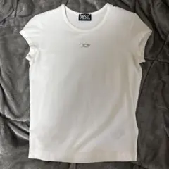DIESEL ロゴプレート Tシャツ ホワイトのサムネイル
