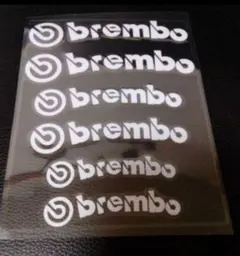 brembo ブレンボブレーキキャリパー ステッカー　文字だけ残る