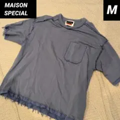 MAISON SPECIAL ポケット付き Tシャツ 02 青のサムネイル