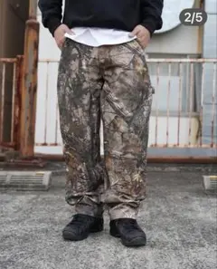 BLACK EYE PATCH DOUBLE KNEE DUCK PANTSのサムネイル