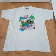 【XL】screen stars Tシャツ　サマー　夏　白　ヴィンテージのサムネイル