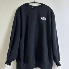 ANGEL BLUE ブラック トレーナーM良好イチオシ商品