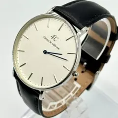 稼働品 4℃ ヨンドシー 腕時計 シルバー文字盤 クォーツ ２針のサムネイル