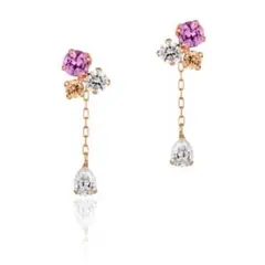 【新品未使用】4℃ ヨンドシー K10ピンクゴールド ピアス K10PG 3色