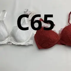 アモスタイル トリンプ レディース 下着 ブラジャー 2枚セット C65 194
