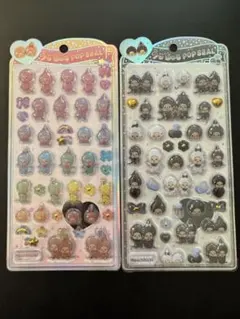 国内正規品　モンチッチ　うるちゅるポップシール2種
