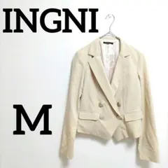 ＊イング＊INGNI＊ショート丈ジャケット　レディース　M　長袖　金ボタン