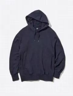 【新品未使用】UNIQLO スウェットプルパーカ（長袖）男女兼用L ネイビー