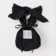 MOUSSY 巾着バック　ブラック