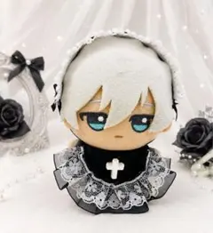 ぬい服　ヘッドドレス　ちびぐるみ いつぬい　黒