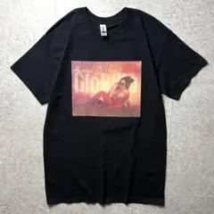 GILDAN　セクシー　アートワーク　女性プリント　ストリート　黒　M