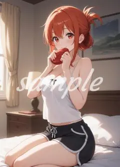 s-29[4K 高画質] かわいい イラスト アニメ A4ポスター コスプレ