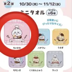 ちいかわ ココス ミニタオル