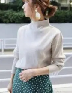 NOBLE　VIS/PEソウバリハイネックプルオーバー