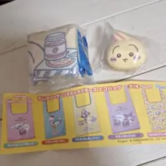ちいかわ×サンリオキャラクターズ エコバッグ＆キャラマカロン ★うさぎ