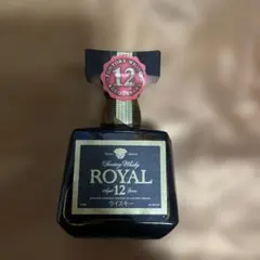 サントリー ローヤル12年 ミニチュアボトル 陶製天使付き サントリーウイスキー ローヤルプレミアム12年 ミニチュア瓶