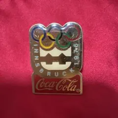 ヴィンテージCoca-Cola Innsbruck 1976 Pin Badgeのサムネイル