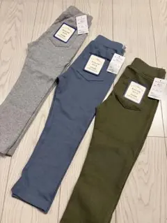 新品 西松屋 ストレッチパンツ 3枚セット 100cm