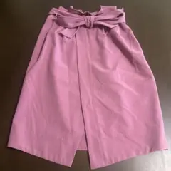 ロペピクニック　リボン付きピンクタイトスカート