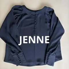 JENNE黒　長袖シャツ ボタン付きのサムネイル