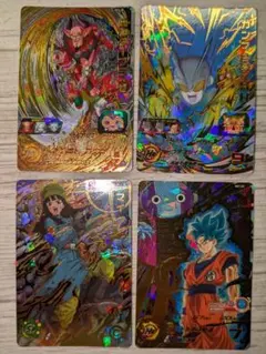 スーパードラゴンボールヒーローズカード UR4枚