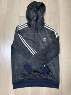 adidas チェック柄 フーディ M タータンチェック