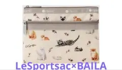 レスポートサック 癒しの猫柄 ポーチのサムネイル